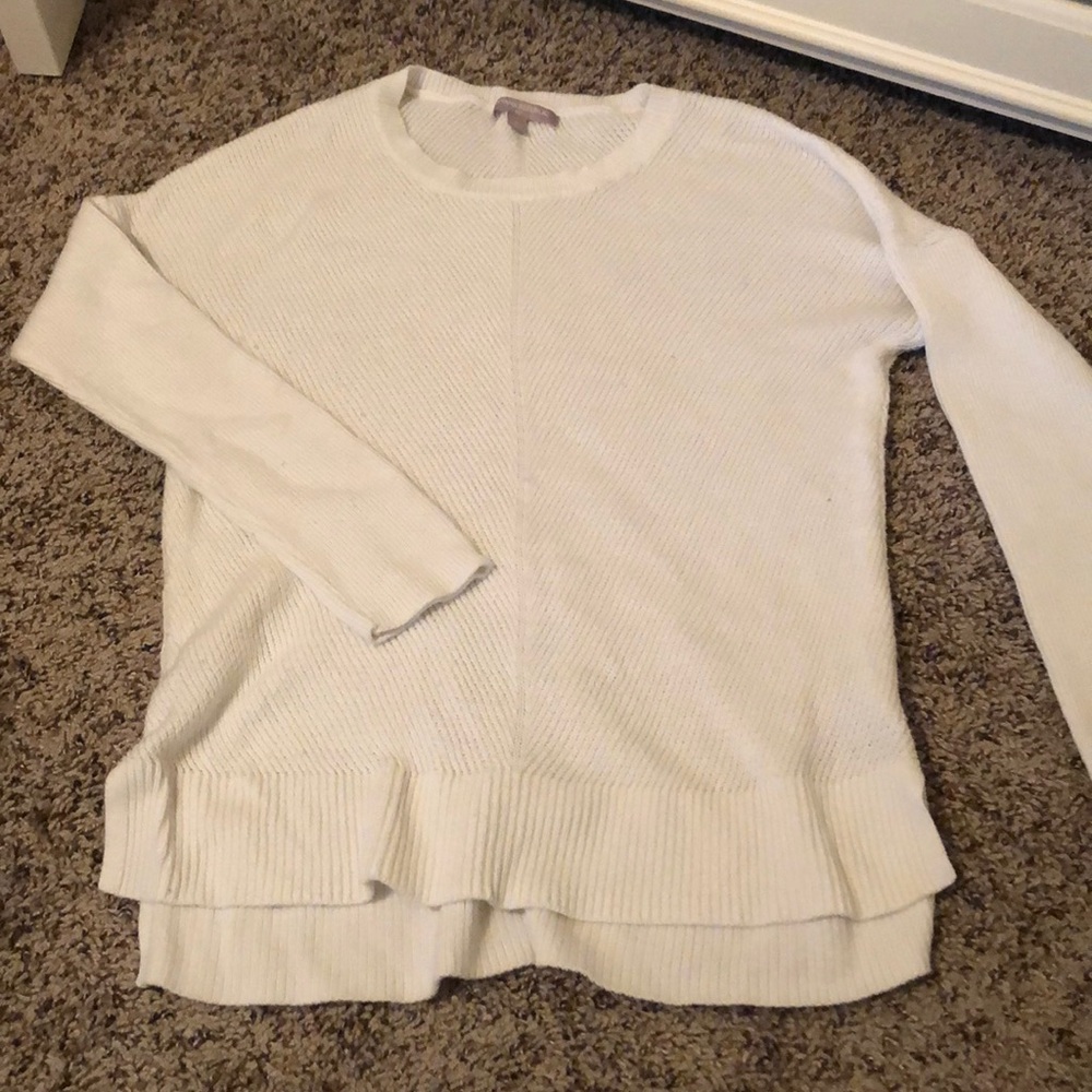BananaRepublic white sweater